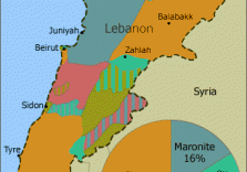 Map of Lebanon by Religious Sect | Informed Comment
