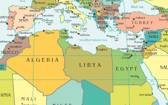 Ливан и ливия. Средиземное море Турция и Тунис на карте. Libya before after.