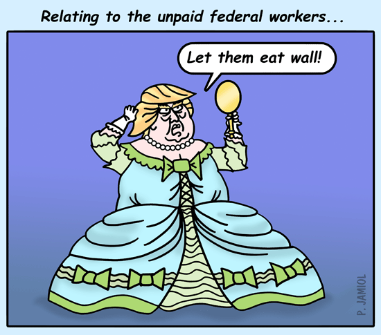 Trump as Marie Antoinette: 