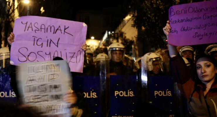 Women in Turkey March to mark International Women’s Day, despite state Pressure