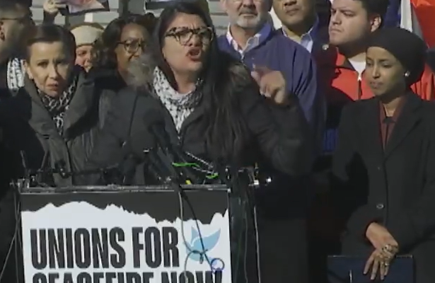 Rep. Rashida Tlaib joins with UAW to call for Gaza Ceasefire